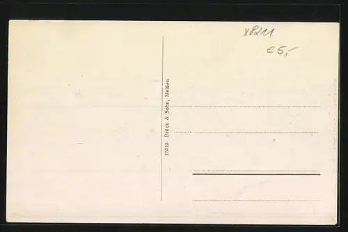 AK Grund b. Mohorn, Blick auf Wohnhäuser