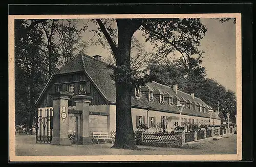 AK Moritzburg, Jagdschloss, Die Churfürstliche Waldschänke