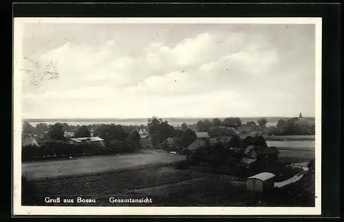 AK Bosau, Gesamtansicht aus der Vogelschau