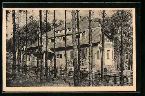 AK Dresden-Hellerau, Partie im Landhausviertel