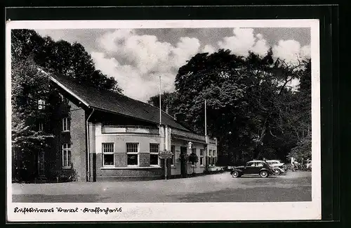 AK Varel, Kaffeehaus mit Parkplatz