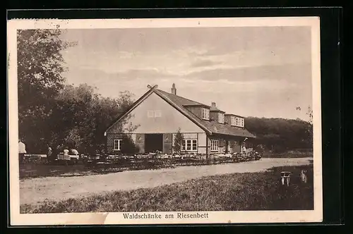 AK Friedrichsruh, Waldschänke am Riesenbett, Inh.: H. Berodt