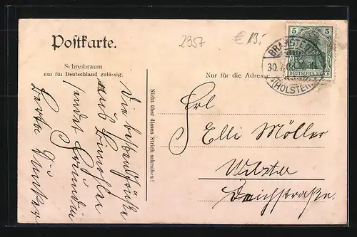 AK Bimöhlen /Holstein, Meierei, Teich und Strassenpartie