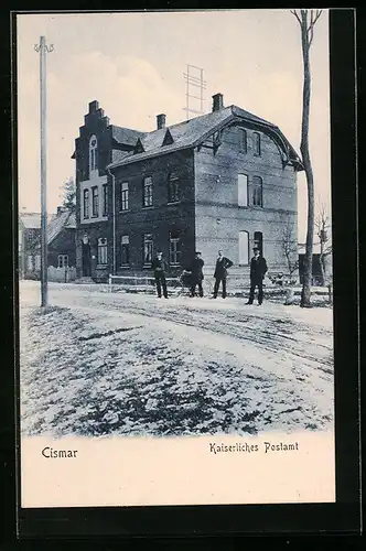 AK Cismar, Strasse am Kaiserlichen Postamt