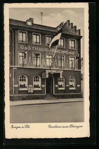 AK Bingen / Rhein, Gasthaus zum Rheingau