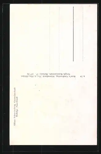 AK Hofolpe /Sauerland, Gasthof Schweinsberg mit Innenansicht