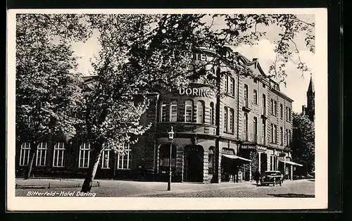 AK Bitterfeld, Hotel Döring im Sonnenschein
