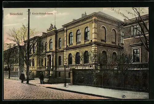 AK Bitterfeld, Ansicht vom Kreis-Ständehaus
