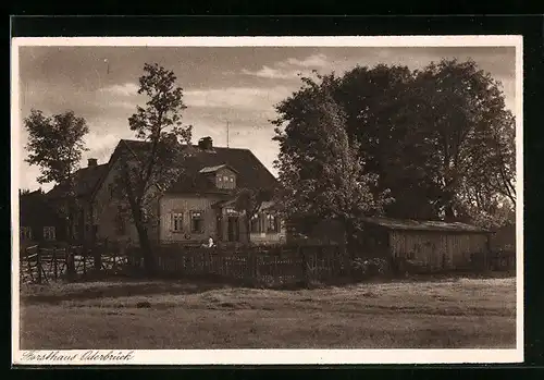 AK Oderbrück, Forsthaus mit Umgebung