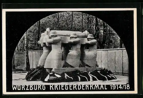 AK Würzburg, Kriegerdenkmal für den ersten Weltkrieg