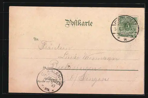 Mondschein-AK Mainau, Schloss mit Landungsbrücke, Dampfschiff