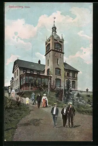 AK Eibau, Gasthaus auf dem Beckenberg