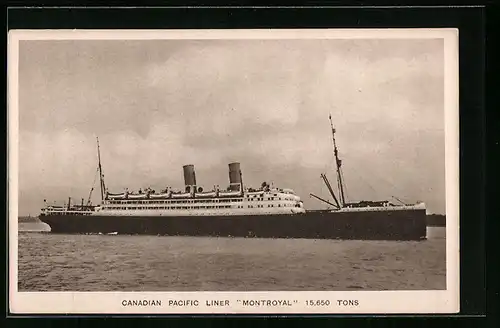 AK Passagierschiff Montroyal, Canadian Pacific Liner