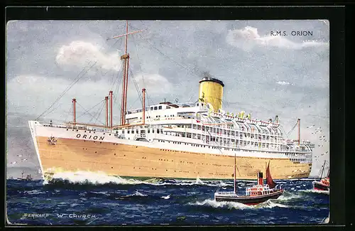 AK Passagierschiff RMS Orion