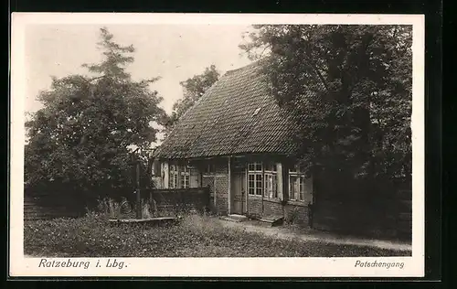 AK Ratzeburg i. Lbg. Ansicht Patschengang
