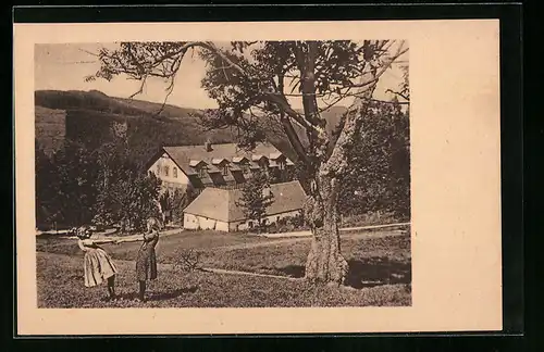 AK Bärenfels /Erzgebirge, Schülerinnenheim der Altst. Höh. Mädchen- und Frauen-Schule