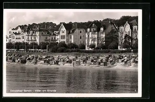 AK Bansin, Villen am Strand