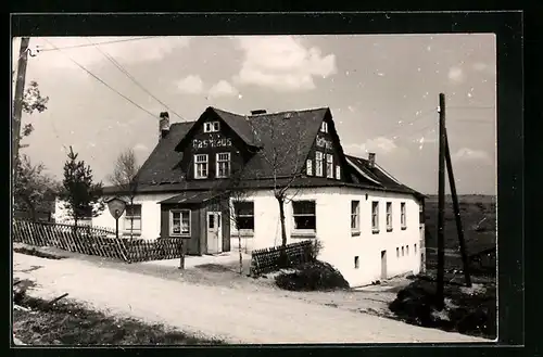 AK Schmiedefeld a. Rstg., Gasthaus Schöne Aussicht