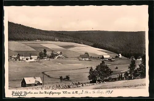 AK Rehefeld, Ortsansicht aus der Vogelschau