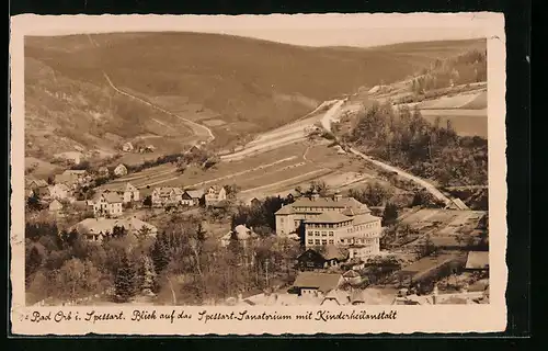 AK Bad Orb i. Spessart, Blick auf das Spessart-Sanatorium mit Kinderheilanstalt