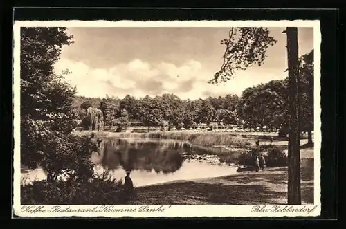 AK Berlin-Zehlendorf, Kaffee-Restaurant Krumme Lanke