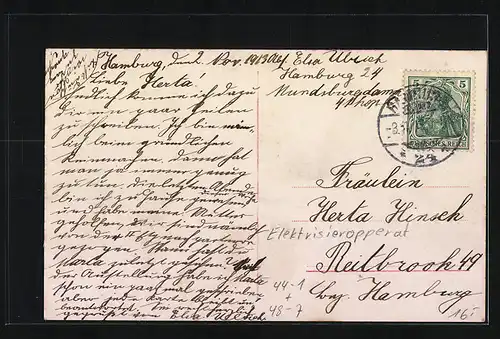 AK Probieren geht über Studieren, Etsch, nun merkst Du, wie zwackt ..., Elektrosieropparat