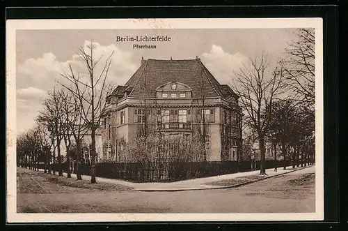 AK Berlin-Lichterfelde, Pfarrhaus