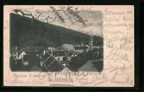 AK Frakno, Teilansicht des Ortes