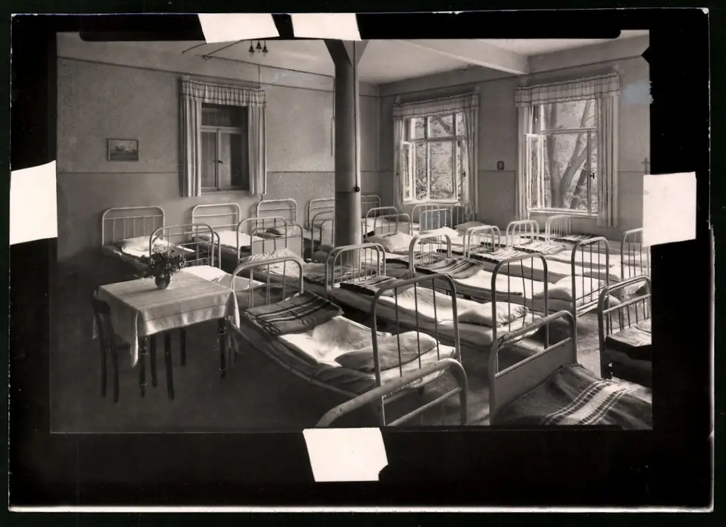 14 Fotografien Brück & Sohn Meissen, Ansicht Bad Lausick, Bethlehemstift - Kindererholungsheim, Aussen & Innenansichten 11