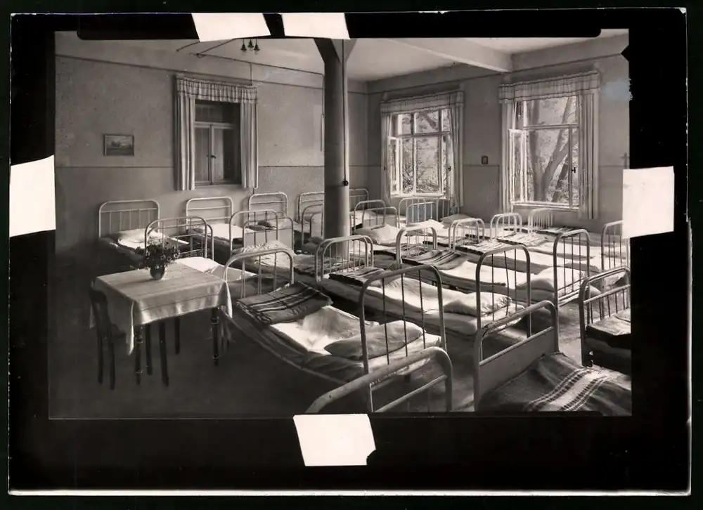 14 Fotografien Brück & Sohn Meissen, Ansicht Bad Lausick, Bethlehemstift - Kindererholungsheim, Aussen & Innenansichten 11