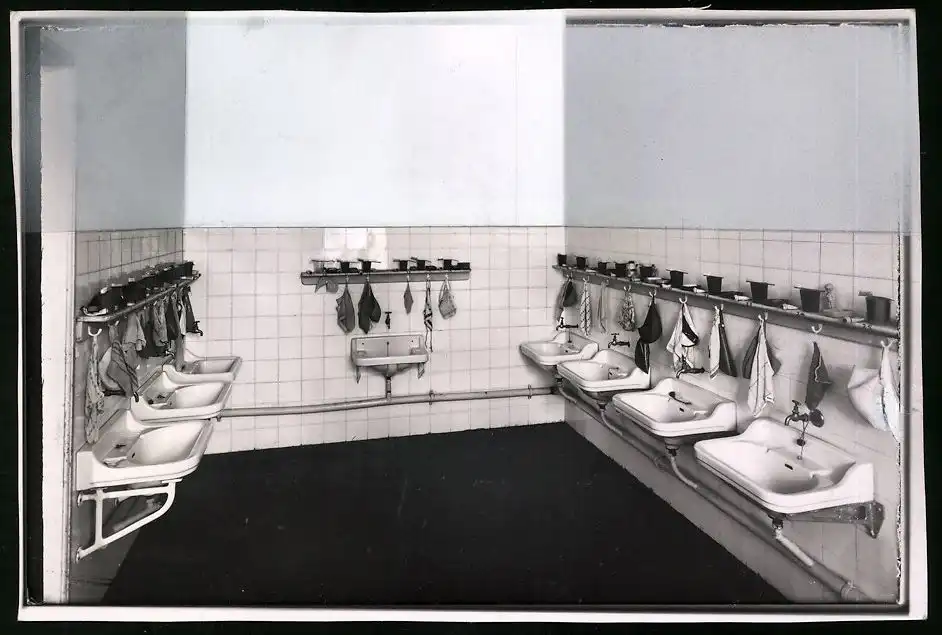 14 Fotografien Brück & Sohn Meissen, Ansicht Bad Lausick, Bethlehemstift - Kindererholungsheim, Aussen & Innenansichten 3