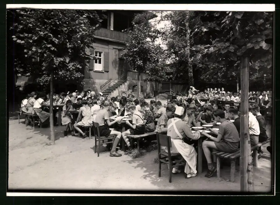 14 Fotografien Brück & Sohn Meissen, Ansicht Bad Lausick, Bethlehemstift - Kindererholungsheim, Aussen & Innenansichten 5