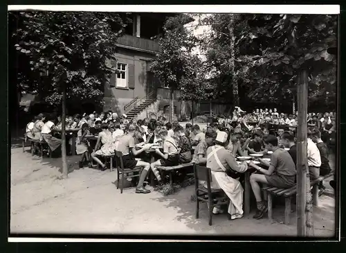 14 Fotografien Brück & Sohn Meissen, Ansicht Bad Lausick, Bethlehemstift - Kindererholungsheim, Aussen & Innenansichten