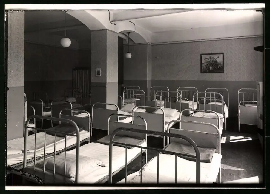 14 Fotografien Brück & Sohn Meissen, Ansicht Bad Lausick, Bethlehemstift - Kindererholungsheim, Aussen & Innenansichten 9