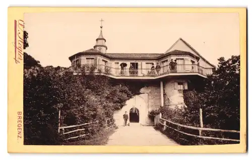 Fotografie W. Högler, Bregenz, Ansicht Bregenz, Restaurant Gebhardsberg