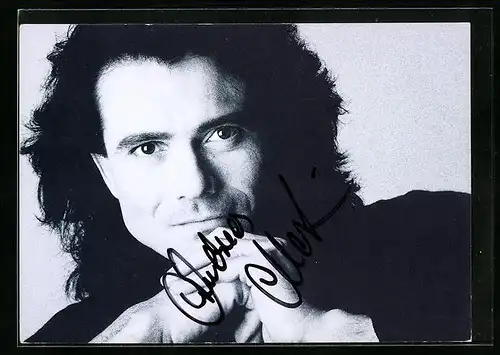 AK Musiker Andreas Martin, original Autograph