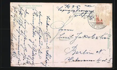 AK Gütergotz, Heimstätte Gütergotz, Fachwerkhaus