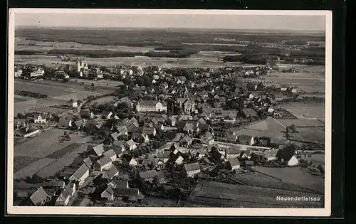 AK Neuendettelsau, Fliegeraufnahme des Ortes