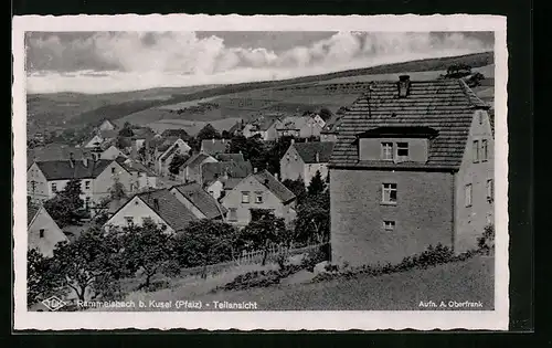 AK Rammelsbach bei Kusel, Teilansicht der Gemeinde