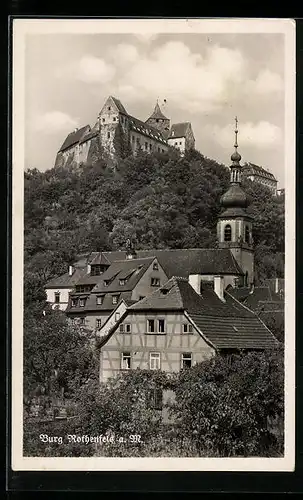 AK Rothenfels a. M., Teilansicht mit Burg Rothenfels