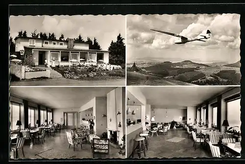 AK Wasserkuppe /Rhön, Gasthof Peterchens Mondfahrt, Innenansicht