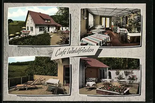 AK Bad Peterstal /Schwarzw., Cafe-Restaurant Waldfrieden