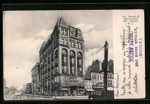 AK Newark, NJ, Cor. Market & Washington Sts.