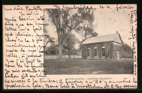 AK Cambridge, MA, Holden Chapel, Harvard University