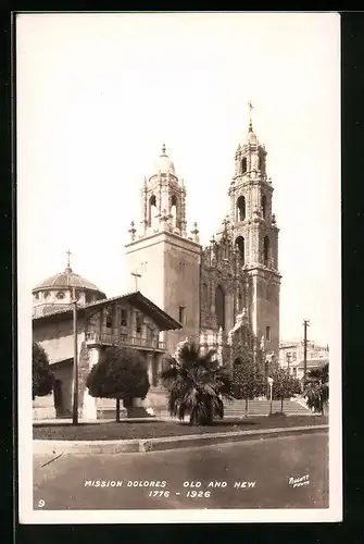 AK San Francisco, CA, Mission Dolores, Old and New