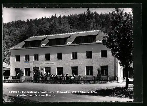 AK Stuben, Gasthof und Pension Keinz mit Terrasse