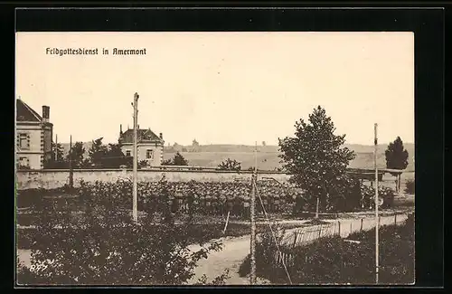 AK Amermont, Feldgottesdienst im Freien