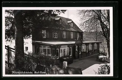 AK Bad Elster, Gasthaus Zum alten Forsthaus