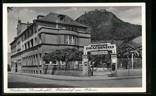 AK Rhöndorf am Rhein, Gasthaus Kurhaus Drachenfels, Elegante Maurische Diele