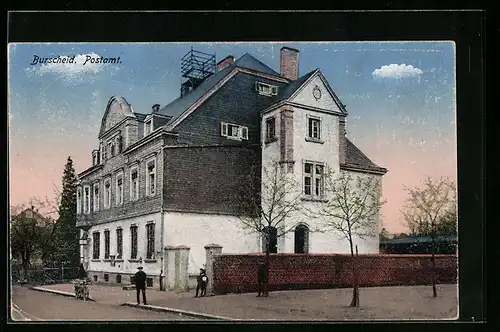 AK Burscheid, Strasse am Postamt